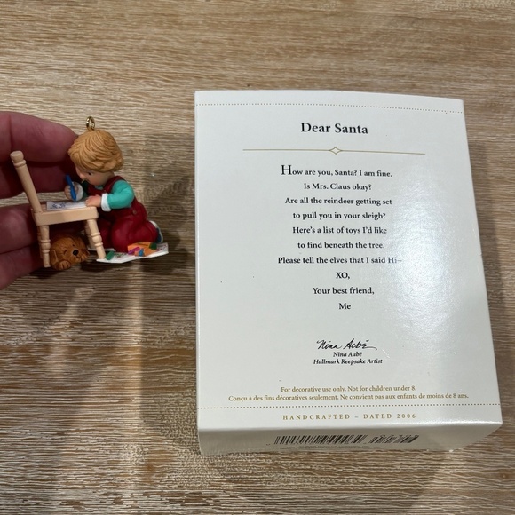 Vintage 2006 Hallmark Keepsake Dear Santa Christmas Ornament, Crayola Crayons - Picture 5 of 6